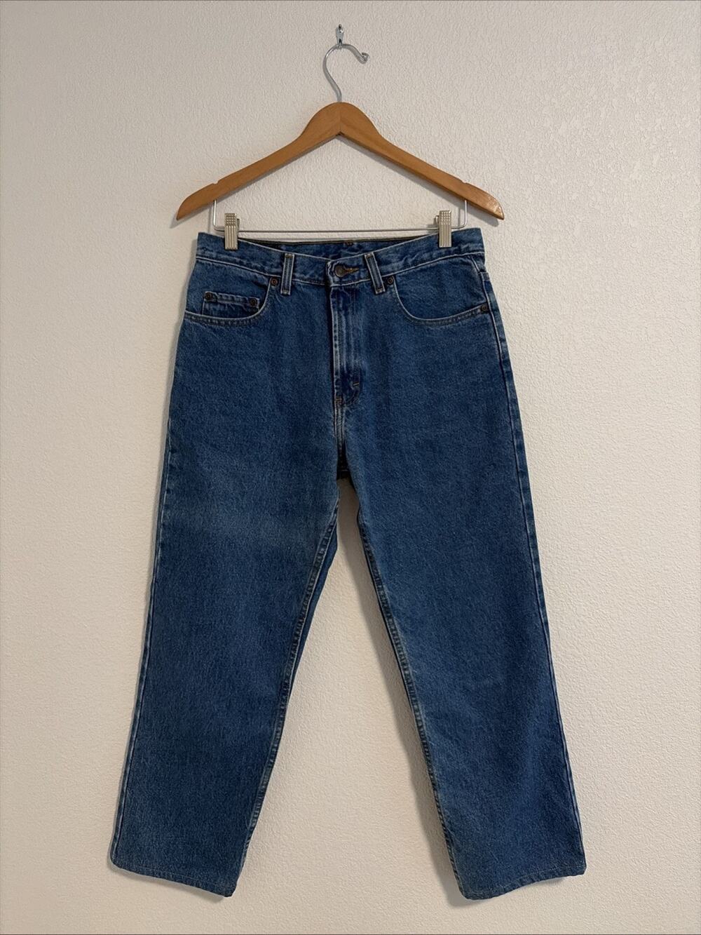 Vintage Fit Kirkland Signature Jeans Womens 30x30 Blue Straight Denim Y2K